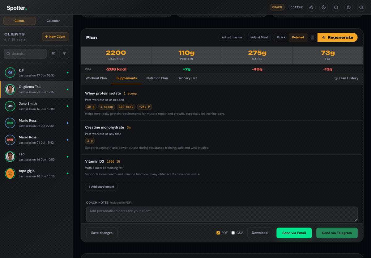 AI plan generation