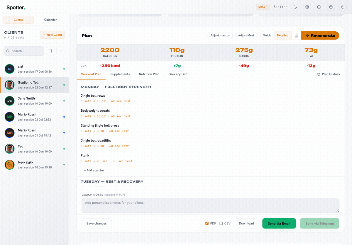AI plan generation